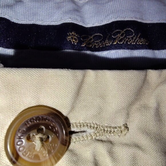 Brooks Brothers Mens Golf Shorts Size 35 x 9‎ Tan Flat Front Stretch Active Wear - Picture 6 of 8